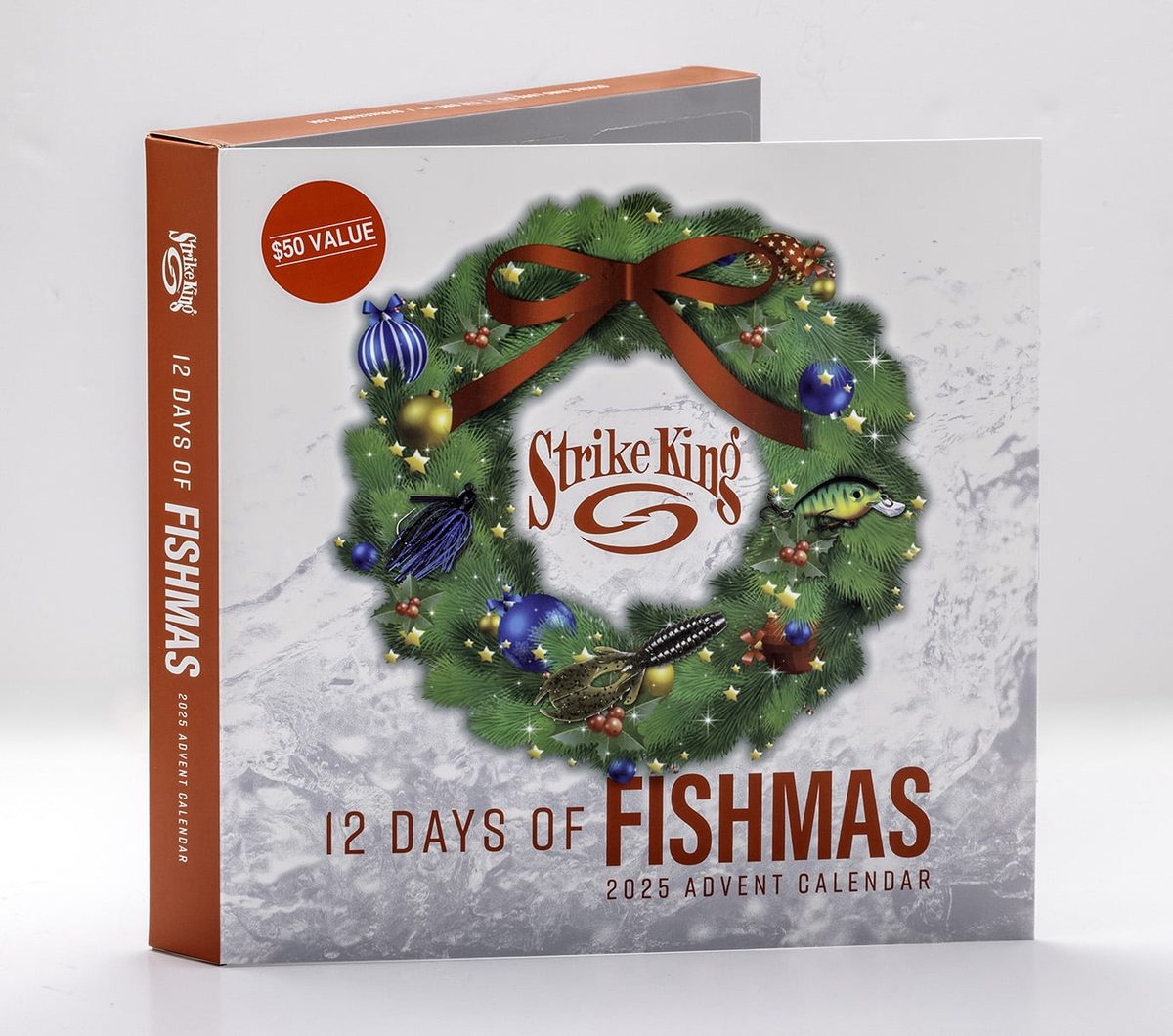 Strike King 12 Days of Fishmas Fishing Lure Advent Calendar Version 2