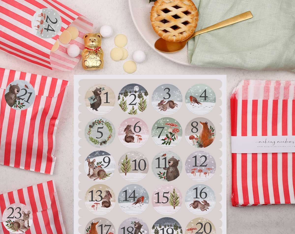 Making Meadows Children's Fill Your Own Christmas Advent Calendar