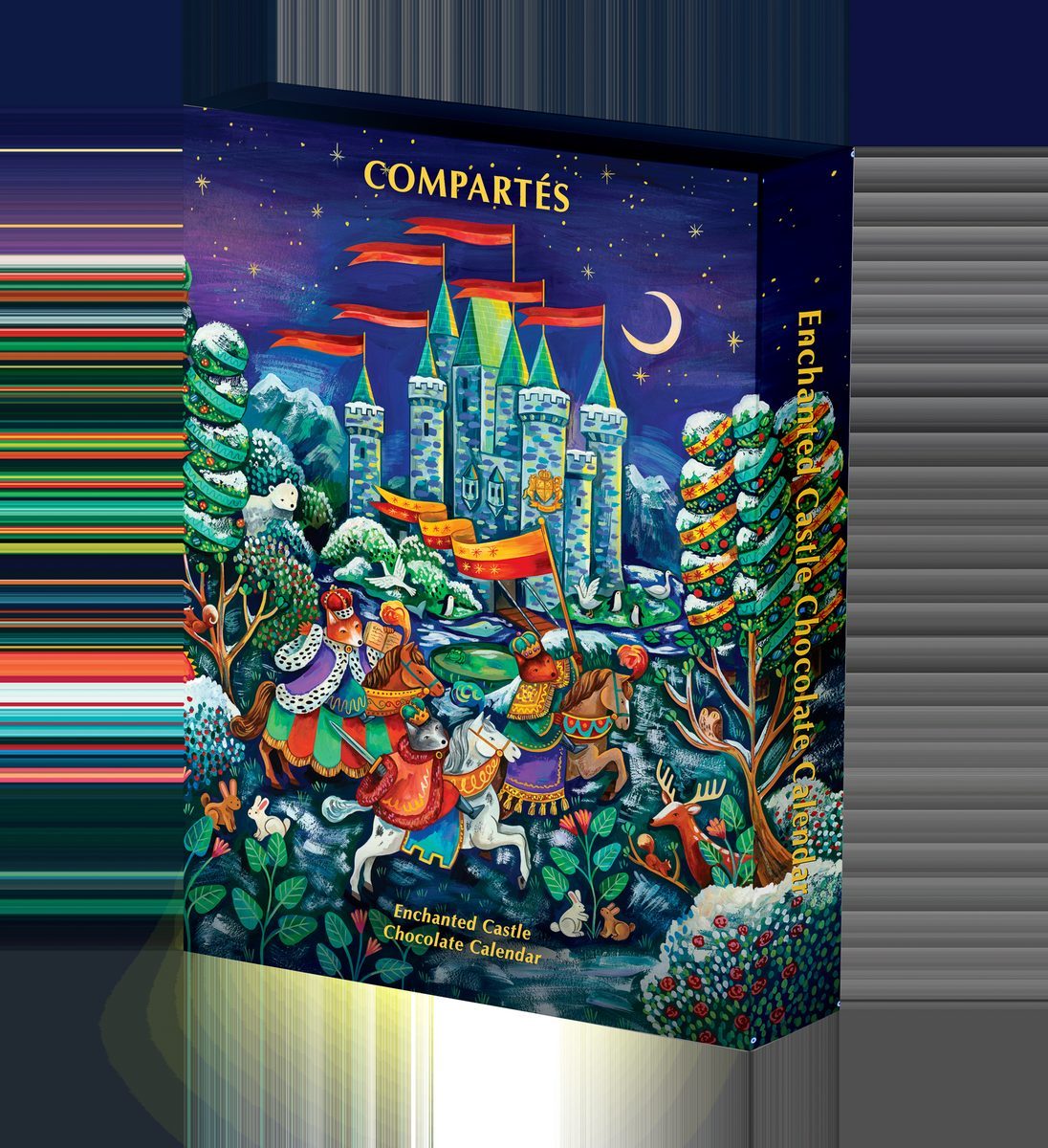Compartés Enchanted Castle Chocolate Advent Calendar