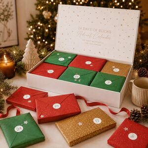 The Beautiful Book Company 24 Days Of Books Advent Calendar – Luxury Book Advent Calendar For Adults