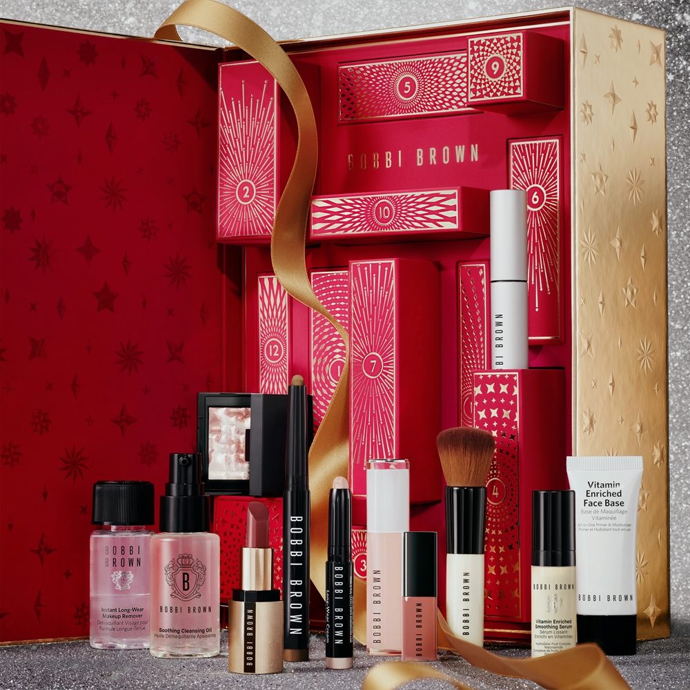 Bobbi Brown Dazzle & Glow 12-Day Makeup + Skincare Advent Calendar Gift Set