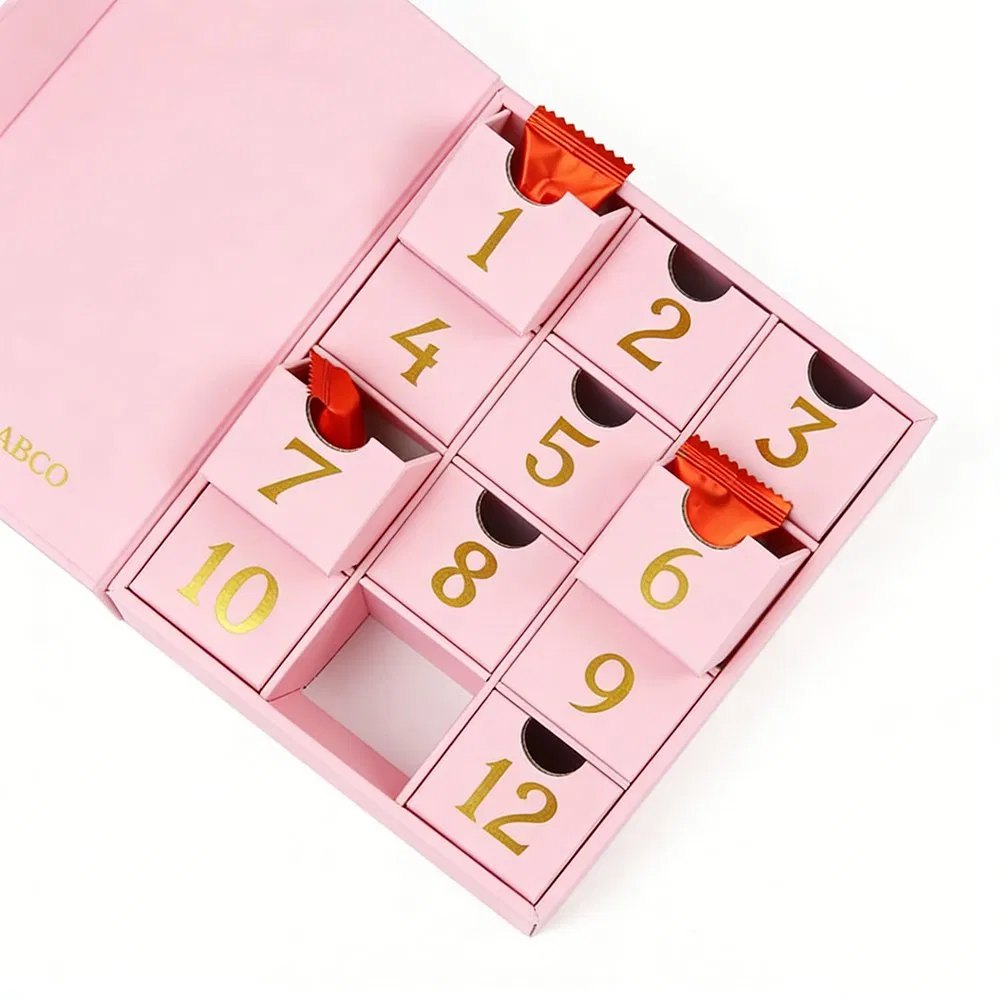 Rigid Drawer Advent Calendar Box